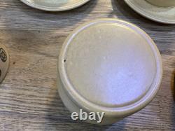 Vintage Retro Kiln Craft Bacchus 18 Pieces Inc Jam Jar See Photos