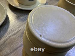 Vintage Retro Kiln Craft Bacchus 18 Pieces Inc Jam Jar See Photos