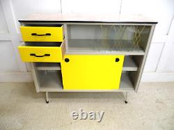 Vintage Retro Kitchen Cabinet Sideboard Display cabinet Formica 1950s