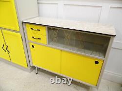 Vintage Retro Kitchen Cabinet Sideboard Display cabinet Formica 1950s