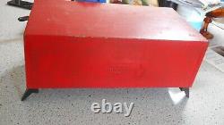 Vintage Retro Krestline Kitchen Cabinet Box Canister Set AS IS Drawers Tin DHB