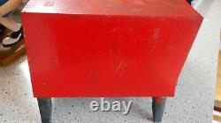 Vintage Retro Krestline Kitchen Cabinet Box Canister Set AS IS Drawers Tin DHB