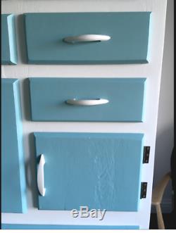 Vintage Retro Larder Fully Refurbished1950s Kitchen Cupboard Cabinet Kitchenette