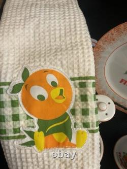 Vintage/Retro Little Orange Bird Florida Souvenir Kitchen Items Lot Of 10
