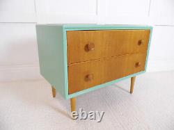 Vintage Retro Meredew Furniture Chest of Drawers TV Stand Storage Painted 60s