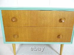 Vintage Retro Meredew Furniture Chest of Drawers TV Stand Storage Painted 60s