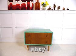 Vintage Retro Meredew Furniture Chest of Drawers TV Stand Storage Painted 60s