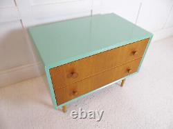 Vintage Retro Meredew Furniture Chest of Drawers TV Stand Storage Painted 60s