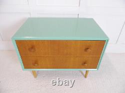 Vintage Retro Meredew Furniture Chest of Drawers TV Stand Storage Painted 60s