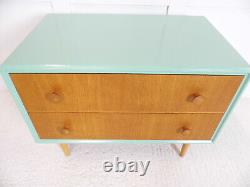 Vintage Retro Meredew Furniture Chest of Drawers TV Stand Storage Painted 60s