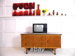 Vintage Retro Meredew Furniture Petite Sideboard TV Stand Storage Formica 1960s