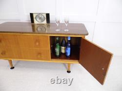 Vintage Retro Meredew Furniture Petite Sideboard TV Stand Storage Formica 1960s