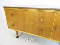 Vintage Retro Meredew Furniture Petite Sideboard TV Stand Storage Formica 1960s