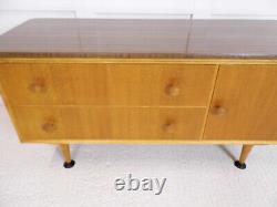Vintage Retro Meredew Furniture Petite Sideboard TV Stand Storage Formica 1960s