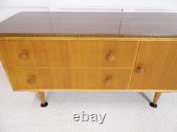 Vintage Retro Meredew Furniture Petite Sideboard TV Stand Storage Formica 1960s