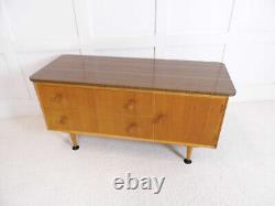 Vintage Retro Meredew Furniture Petite Sideboard TV Stand Storage Formica 1960s