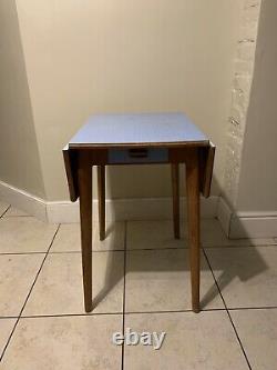 Vintage Retro Mid Century 1960s formica drop leaf dining kitchen table