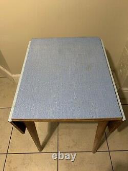 Vintage Retro Mid Century 1960s formica drop leaf dining kitchen table