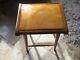 Vintage Retro Mid Century Beech Danish Kitchen Stool Dressing Table Bedside Tabl