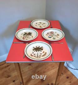 Vintage Retro Mid Century Red Formica Topped Kitchen Table