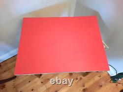 Vintage Retro Mid Century Red Formica Topped Kitchen Table