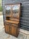 Vintage Retro Mid Century Wooden Glass Display Cabinet Storage Kitchen Cupboard