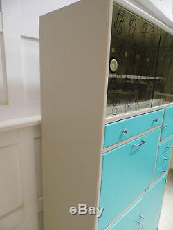 Vintage Retro Midcentury Hygena Kitchen Larder Storage Cabinet 50s chic Painted