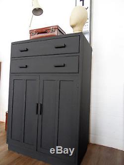 Vintage Retro Old School Cupboard Drawers Storage Kitchen Bedroom pantry larder