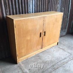 Vintage Retro Old School Wardrobe Cupboard Shelves Storage Kitchen Sideboard