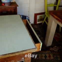 Vintage Retro Pine Farmhouse Kitchen Table