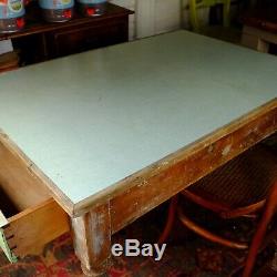 Vintage Retro Pine Farmhouse Kitchen Table