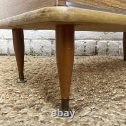 Vintage Retro Telephone Seat Bench 1970s Laminated Wood Effect