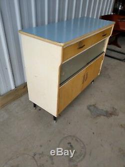 Vintage Retro Unique Kitchen Larder Free Standing Cupboard Cabinet Drawers