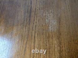 Vintage Retro Very Large Extending Extendable Wooden Dining Kitchen Table