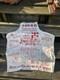 Vintage/retro White & Red Bbq Graphic Print Bib Apron, One Size, Unisex