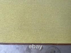 Vintage Retro Yellow Formica Dining Kitchen Table Uk Delivery Available