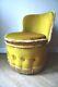 Vintage Retro Yellow Sherborne Upholstered Tub Chair