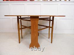 Vintage Retro danish style Teak drop leaf dining kitchen table Jentique design