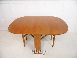 Vintage Retro danish style Teak drop leaf dining kitchen table Jentique design