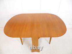 Vintage Retro danish style Teak drop leaf dining kitchen table Jentique design