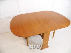 Vintage Retro danish style Teak drop leaf dining kitchen table Jentique design