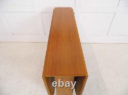 Vintage Retro danish style Teak drop leaf dining kitchen table Jentique design