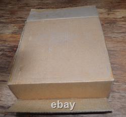 Vintage Robex 7 piece Storage Canister Set Unused Boxed Faux Wood Lids TV Prop