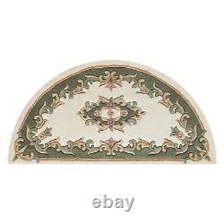 Vintage Royal Classic Traditional Oriental Dense Thick Wool Circle Round Rugs