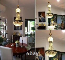 Vintage Royal Empire Glass Crystal Modern Europe Chandelier Lamp For Living room