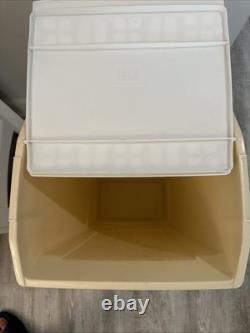 Vintage Rubbermaid Dixie Cup Trash Can 13 Gallon 2395 Retro Kitchen 1980s