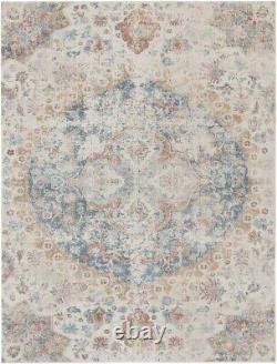 Vintage Rug Oriental Retro Shabby Living Room Rugs Kitchen Used Look Beige Mats