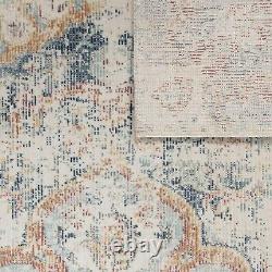 Vintage Rug Oriental Retro Shabby Living Room Rugs Kitchen Used Look Beige Mats