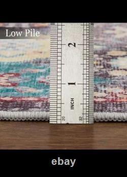 Vintage Rug Soft Washable Area Carpet for Kitchen/Living Room