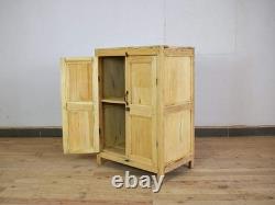 Vintage Rustic Bleached Kitchen Bathroom Cupboard Cabinet Storage